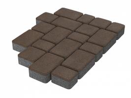  Тротуарная плитка Stellard Старый город 40 мм Коричневый: внешний вид