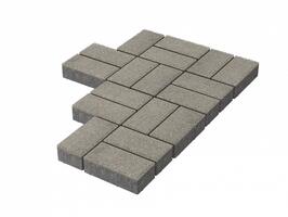  Брусчатка Stellard 200x100x80 мм Белый мрамор: внешний вид